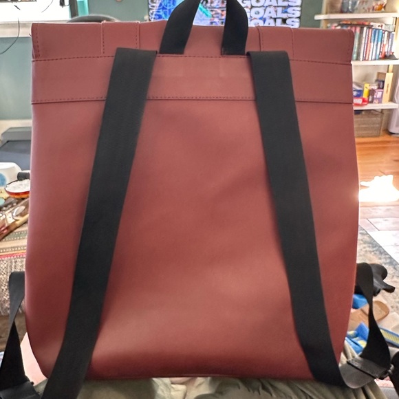 Rains MSN backpack in rare Maroon main image 6